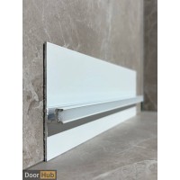 30mm White Reversible Skirting Board for Developers in the UAE